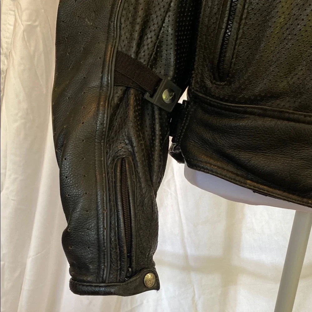 Joe Rocket Black Leather Jacket - Picture 3 of 16